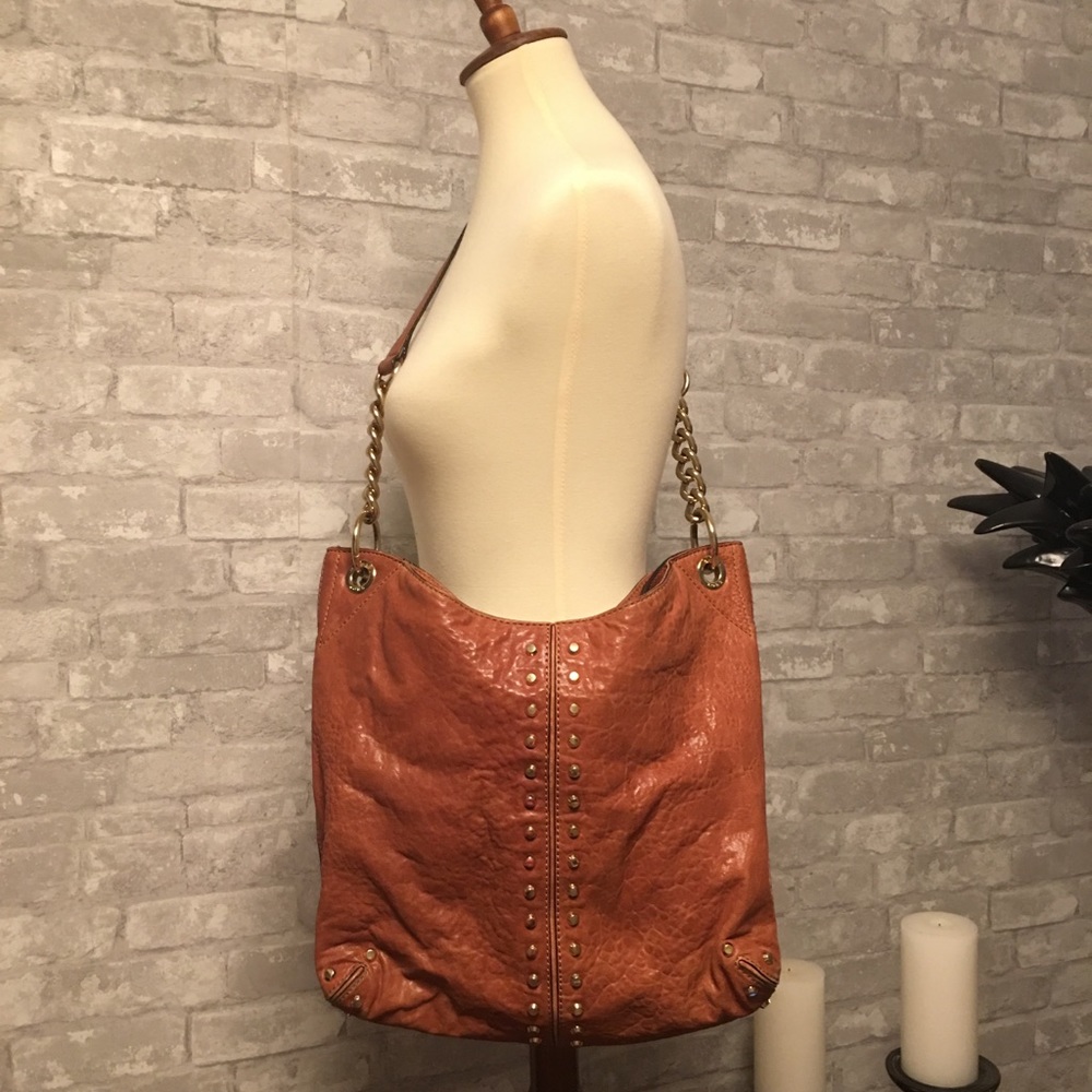 Michael Kors Uptown Astor Large Brown Satchel